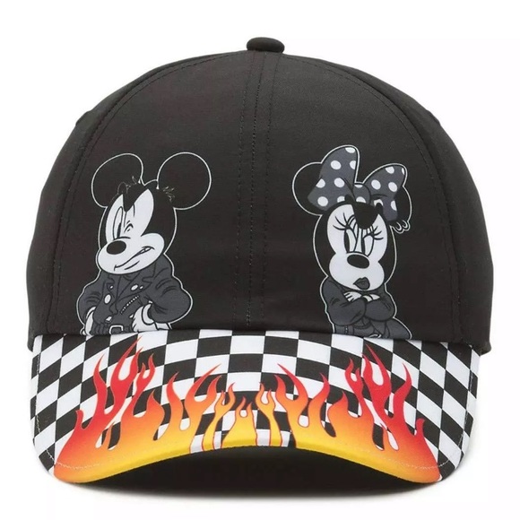 Vans cap Disney Mickey Mouse Minnie Checker flame - Picture 2 of 3